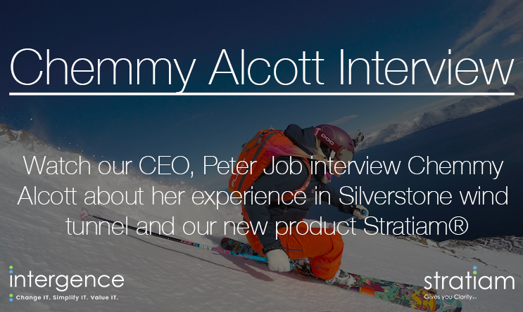 Ski Sunday presenter Chemmy Alcott interviewed by the Intergence CEO